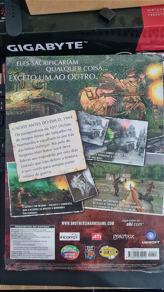Jogo Revista Full games Brothers in arms road to hill 30 Pc Original Mídia Fisica Lacrado – imagem 2
