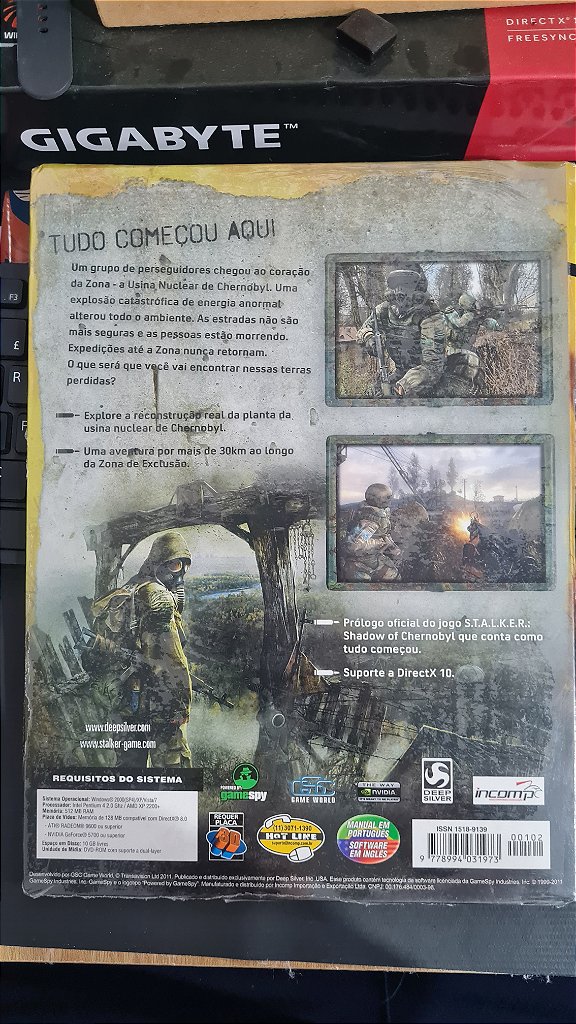 Jogo Revista Full games stalker clear sky Pc Original Mídia Fisica Lacrado – imagem 2