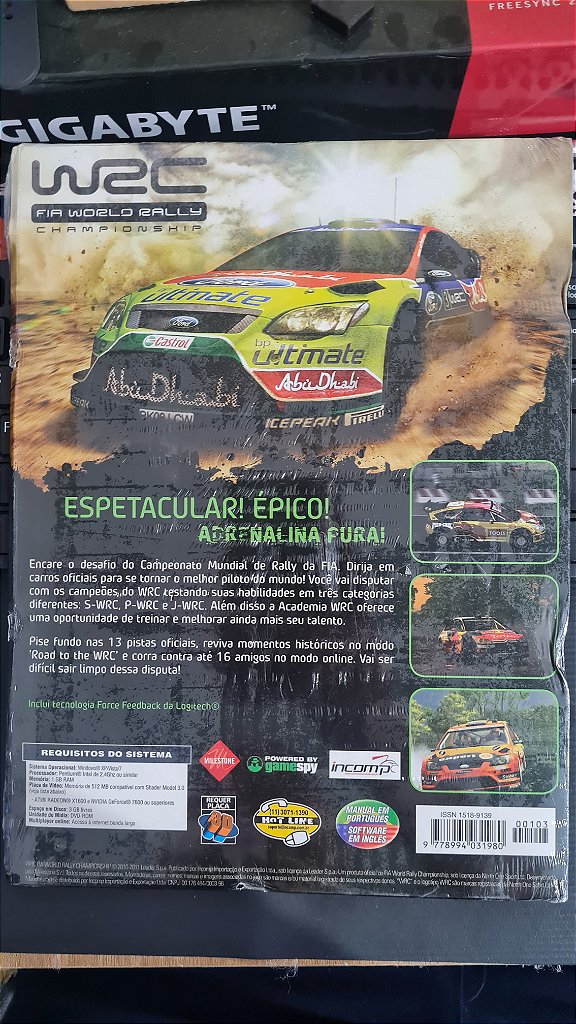 Jogo Revista Full games w2c fia world rally Pc Original Mídia Fisica Lacrado – imagem 2