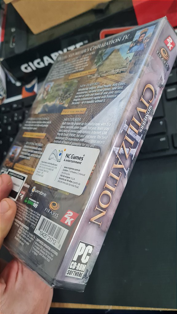 Jogo Civilization IV 4 edição jogo do ano Pc Bonus dvd big box Original Mídia Fisica Lacrado – imagem 3