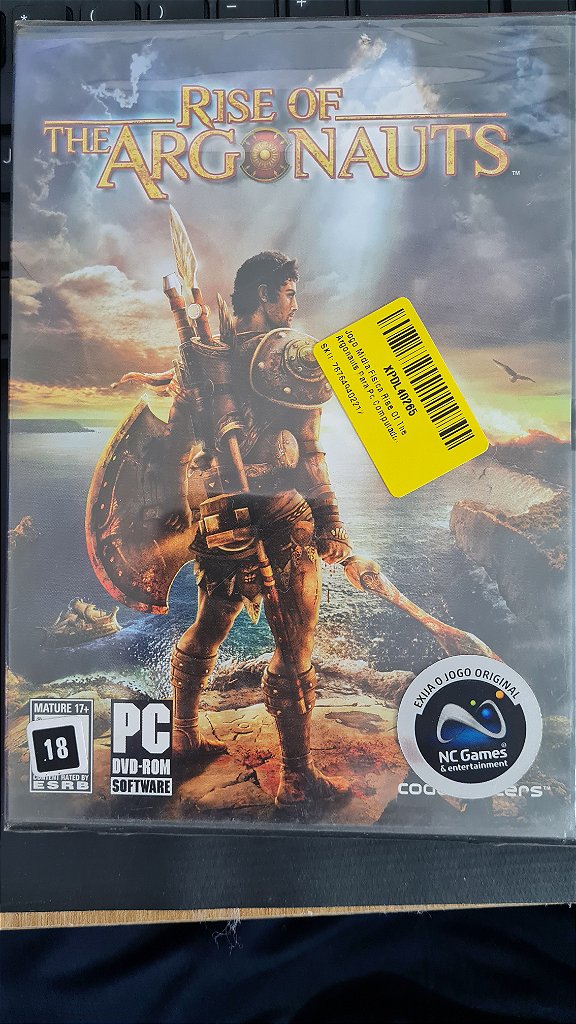 Jogo rise of the argonauts fat box Pc Original Mídia Fisica Lacrado
