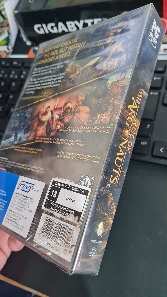 Jogo rise of the argonauts fat box  Pc Original Mídia Fisica Lacrado – imagem 2