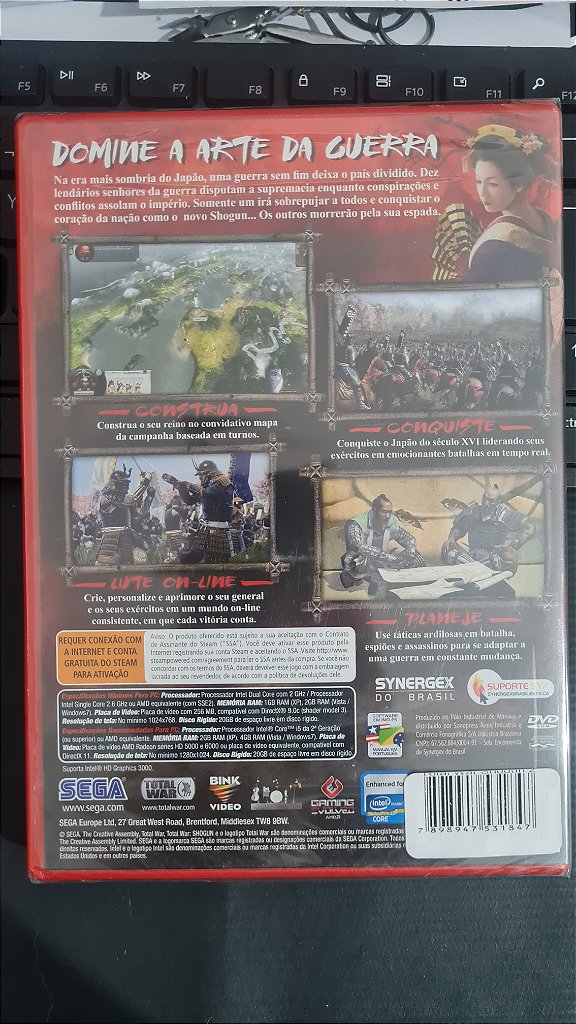 Jogo Total war shogun 2 Pc Mídia Física Lacrado – imagem 2
