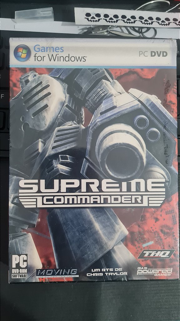 Jogo Supreme commander Para Pc Midia Fisica Lacrado