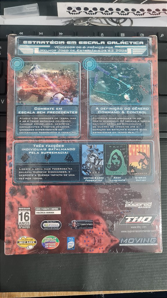 Jogo Supreme commander Para Pc Midia Fisica Lacrado – imagem 3