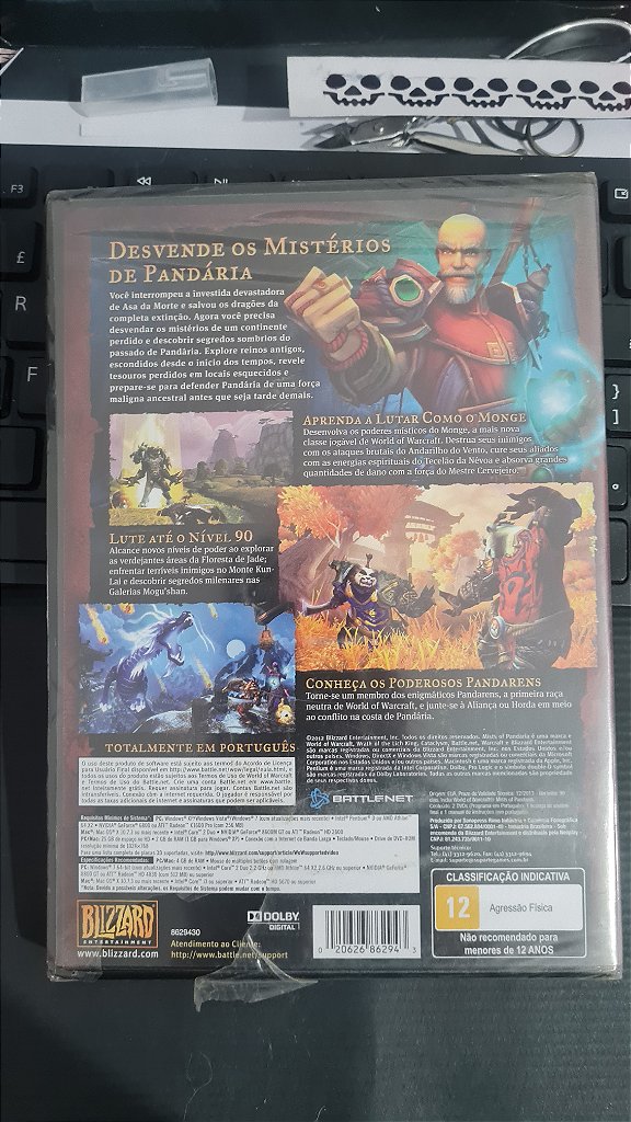 Jogo World of warcraft mists of pandaria expansão Para Pc Midia Fisica Lacrado – imagem 2