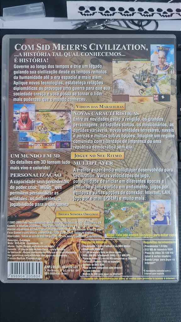 Jogo Civilization 4 IV Para Pc Midia Fisica – imagem 5