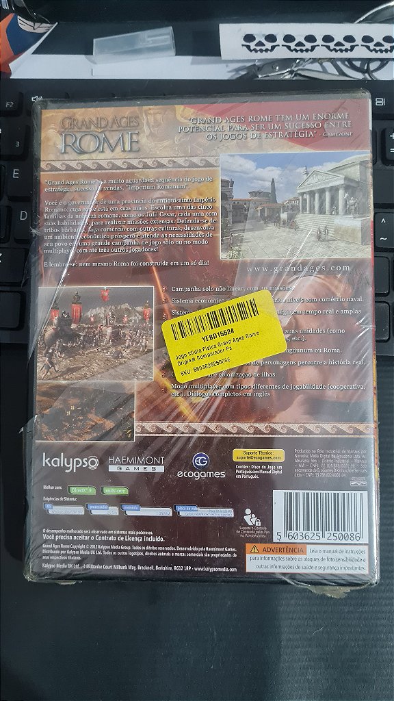 Jogo Grand age rome Para Pc Midia Fisica Lacrado – imagem 2