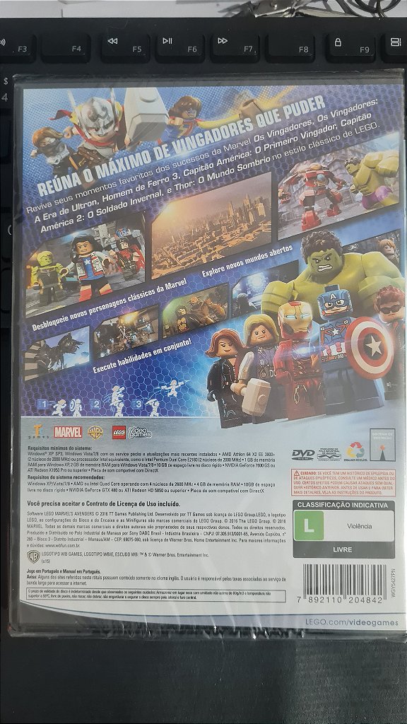 Jogo Lego Vingadores Para Pc Midia Fisica Lacrado – imagem 3