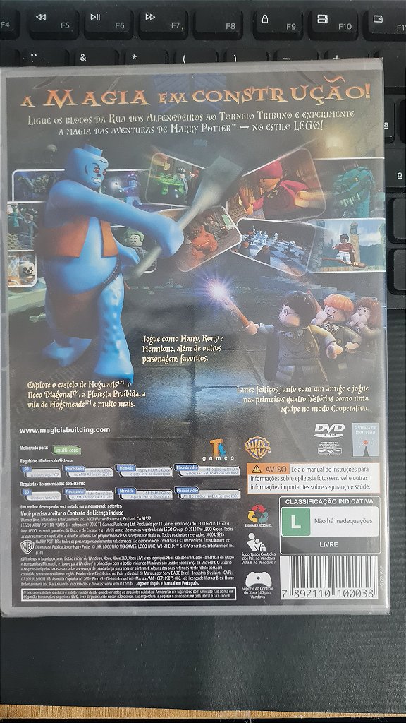 Jogo Lego harry potter anos 1-4 Para Pc Midia Fisica Lacrado – imagem 2