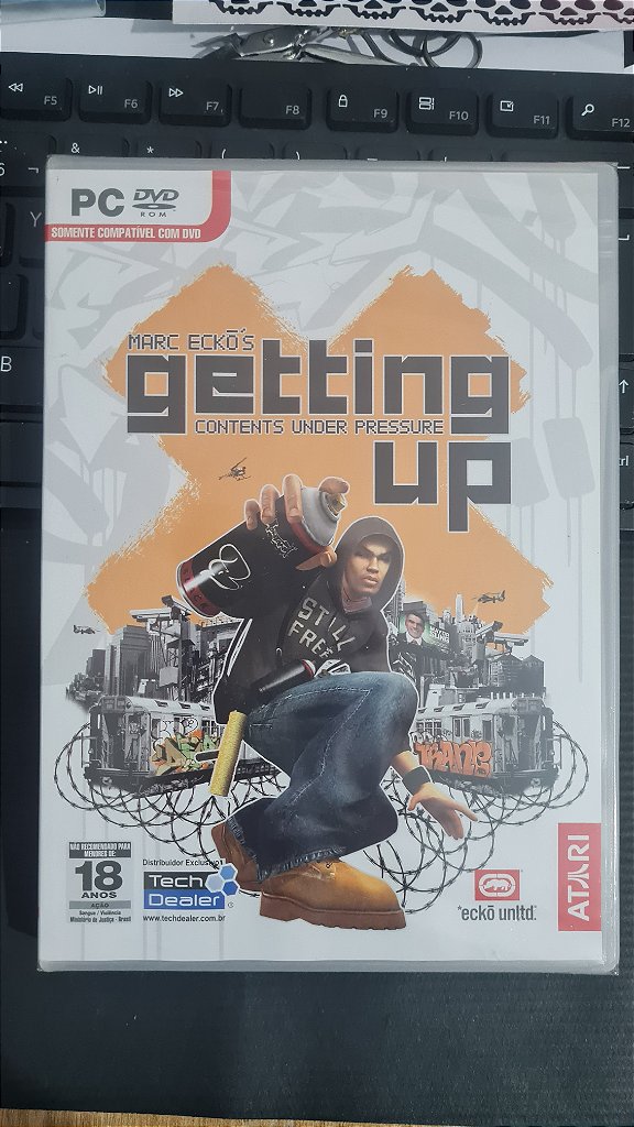 Jogo Getting up Para Pc Midia Fisica Lacrado