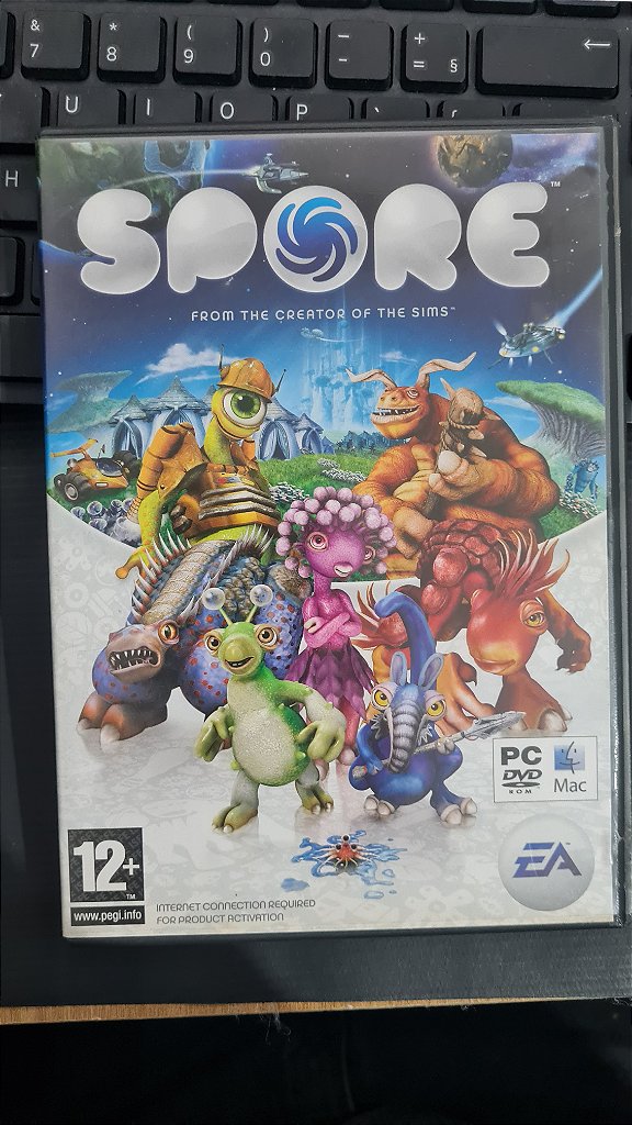 Jogo Spore Para Pc Midia Fisica