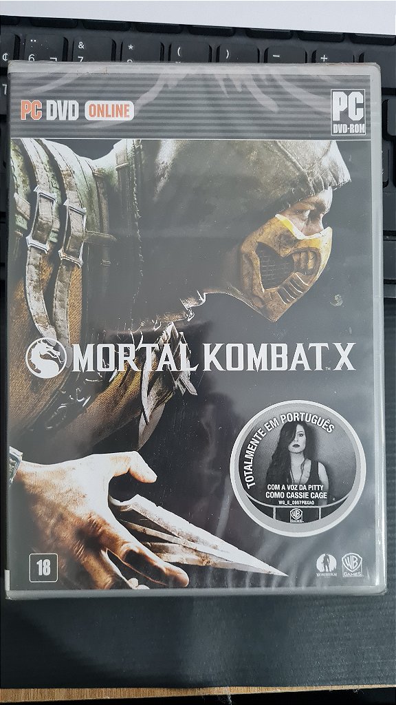 Jogo Mortal Kombat X Para Pc Midia Fisica Lacrado