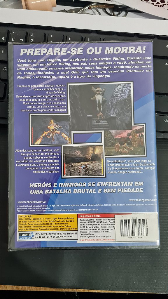 Jogo Rune Para Pc Midia Fisica Lacrado – imagem 2