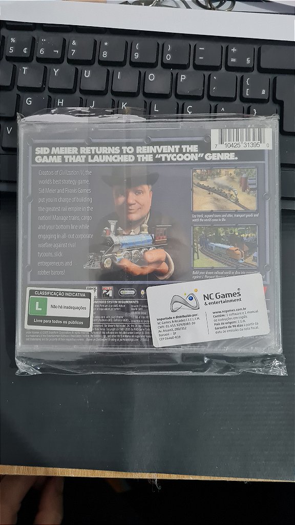 Jogo Sid Meyer´s RailRoad Cd Para Pc Midia Fisica Lacrado – imagem 2