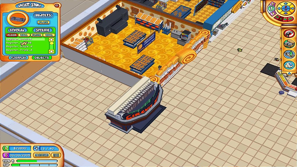 Jogo Mall Tycoon 3 Para Pc Midia Fisica Lacrado – imagem 3