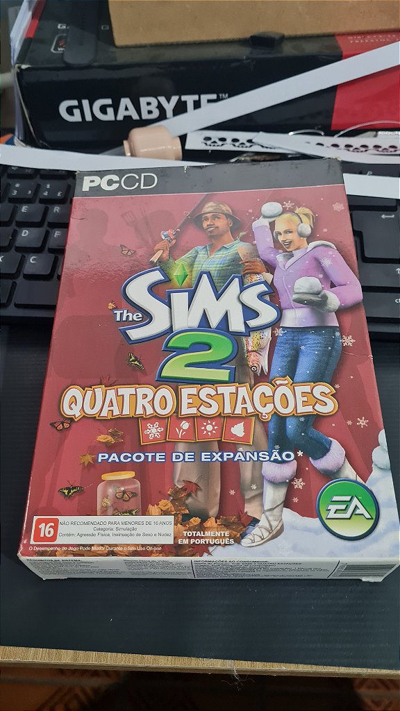 Jogo The sims 2 as quatro estações expansão Original Mídia Fisica