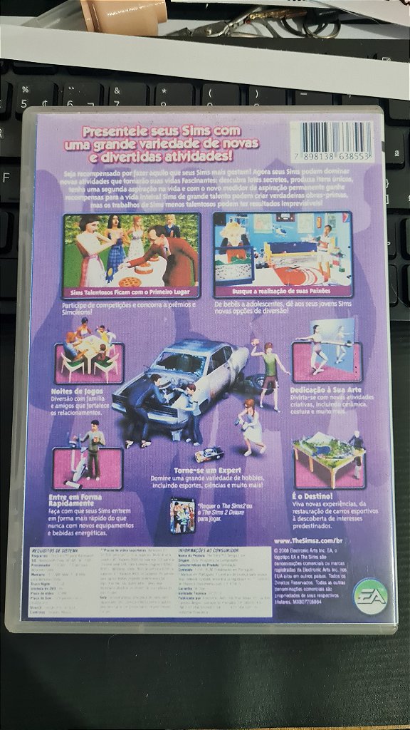 Jogo The sims 2 Tempo livre expansão  Original Mídia Fisica – imagem 2
