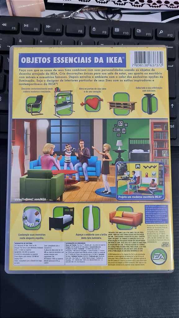 Jogo The sims 2 lar ikea coleção de objetos Pc Original Mídia Fisica – imagem 3