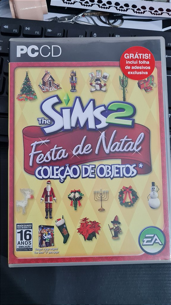 Jogo The sims 2 coleções de objetos festa de natal Pc Original Mídia Fisica