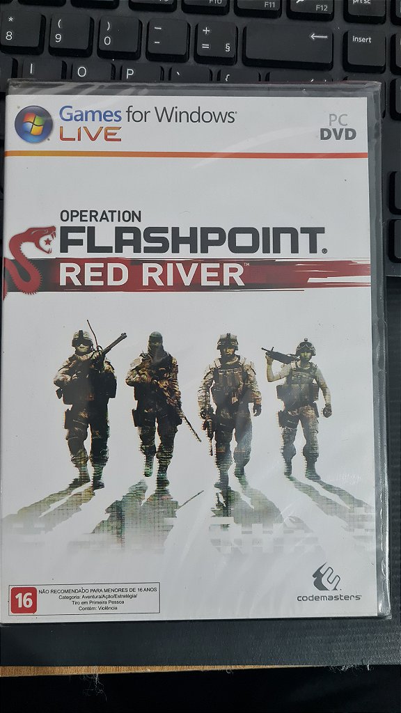 Jogo Operation flashpoint red river Pc Original Mídia Fisica Lacrado