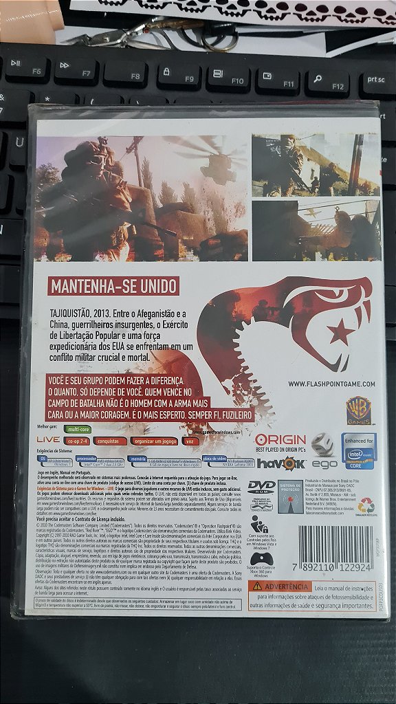 Jogo Operation flashpoint red river  Pc Original Mídia Fisica Lacrado – imagem 2