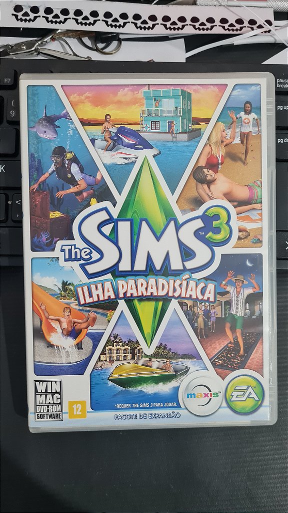 Jogo The sims 3 ilha paradisíaca Pc Original Mídia Fisica
