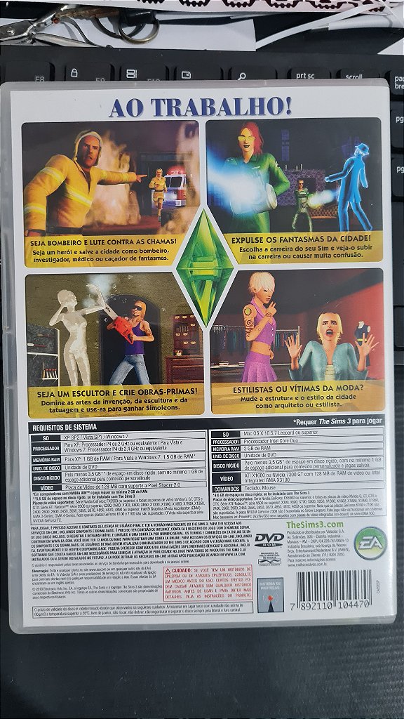 Jogo The sims 3 ambiçoes  Pc Original Mídia Fisica – imagem 3