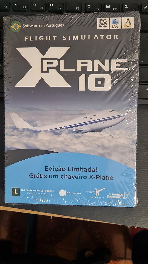 Jogo para PC X Plane 10 Original Lacrado Brinde Chaveiro Exclusivo
