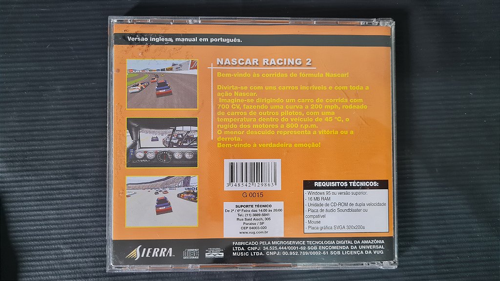 Jogo para PC Nascar Racing 2 Original – imagem 3