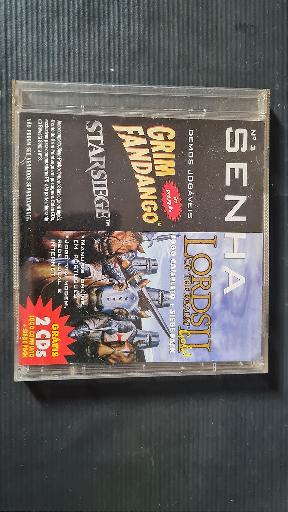 Jogo para PC CDROM SENHA NUMERO 3  Original Lords of the Realm II Gold – imagem 2