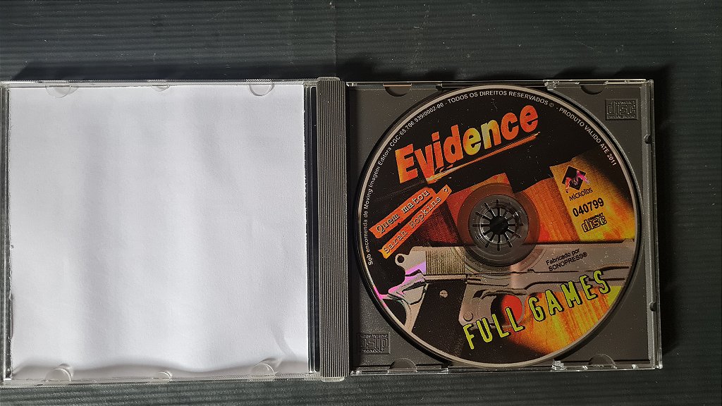 Jogo para PC Full Games Evidence  Original – imagem 2