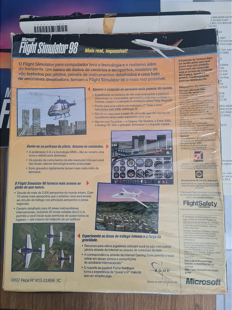 Jogo para PC Microsoft Fight Simulator 98 Original – imagem 4