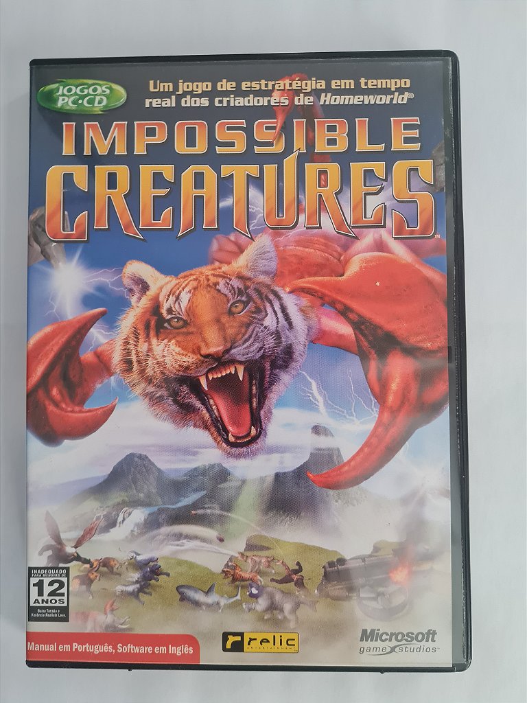Jogo para PC Impossible creatures Original