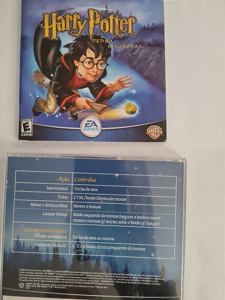Jogo para PC Harry potter e a Pedra Filosofal Com manual  Original – imagem 2