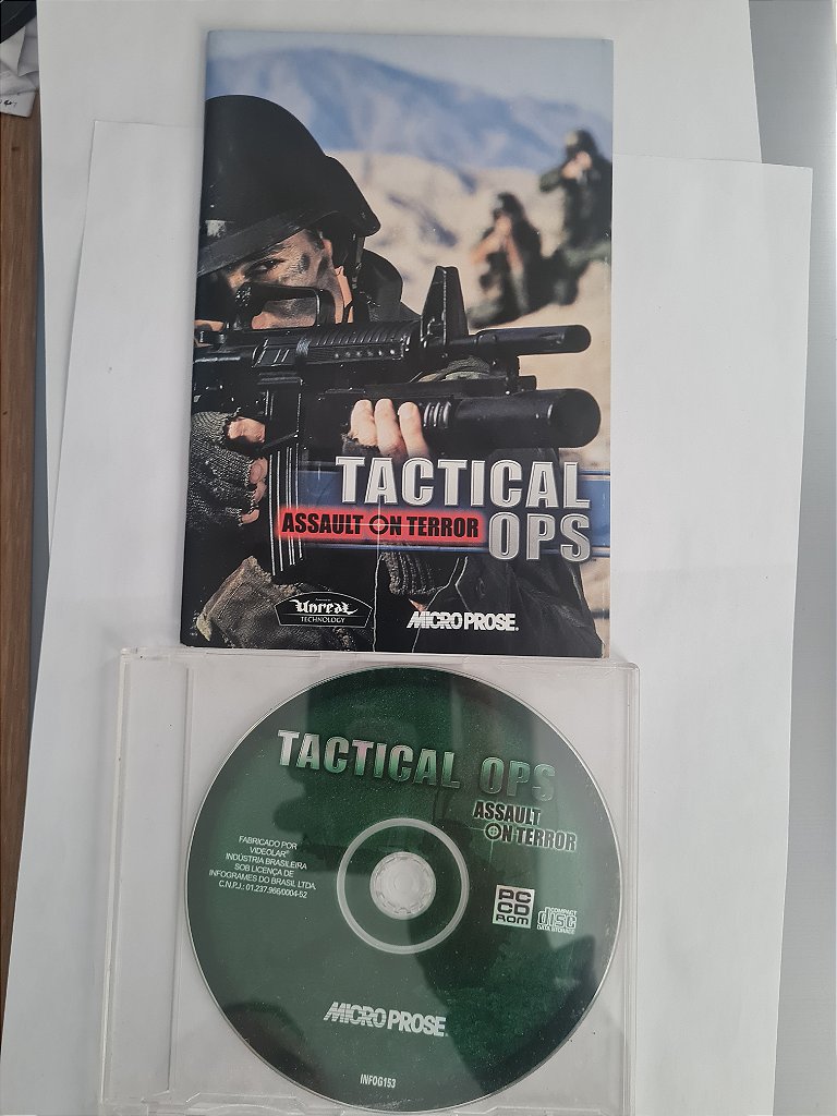 Jogo para PC Tatical ops assault on terror com manual Original
