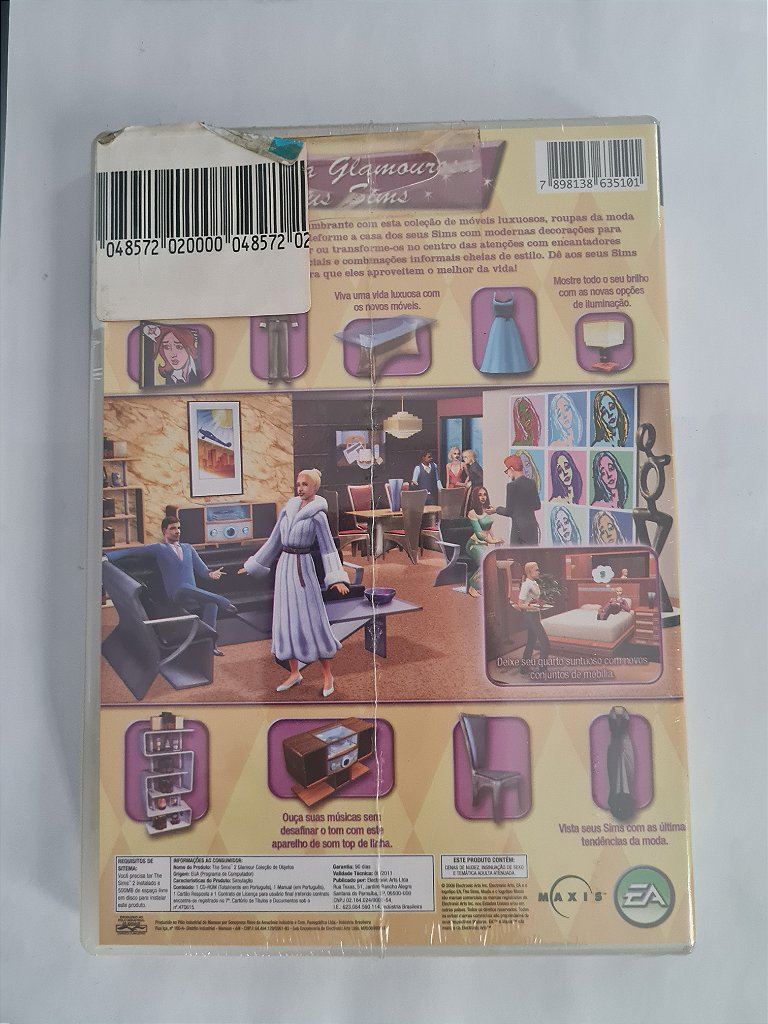 Jogo para PC The sims 2 glamour fuga Original Lacrado – imagem 2