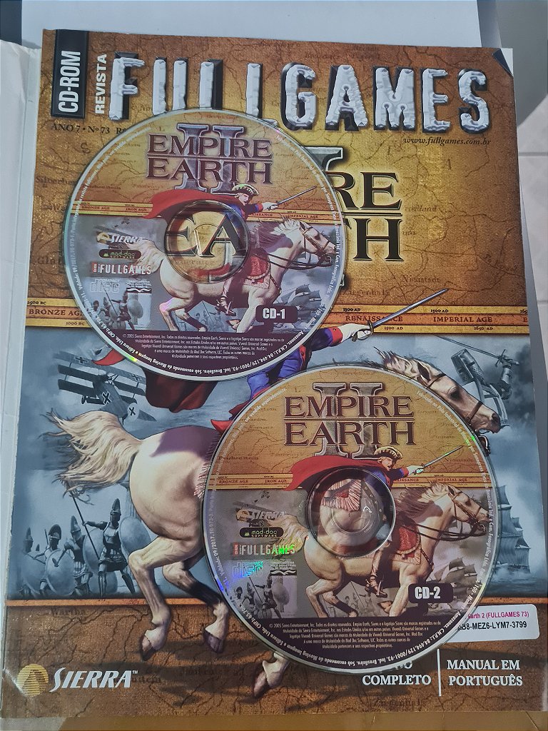 Jogo para PC Revista Full Game Empire Earth 2 Original – imagem 2