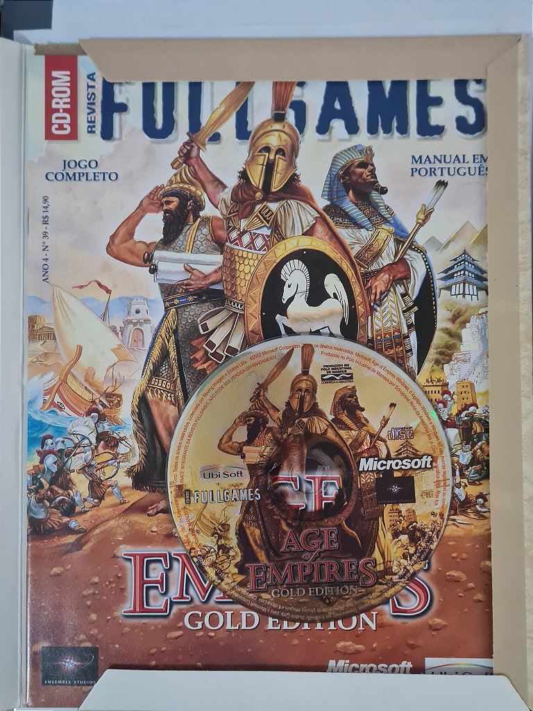 Jogo para PC Revista Full Game Age of Empires Gold Edition Original – imagem 2