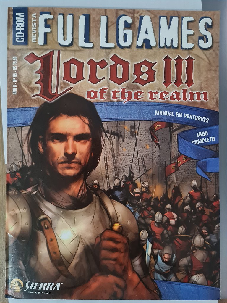 Jogo para PC Revista Full Game Lords of realm 3 Original