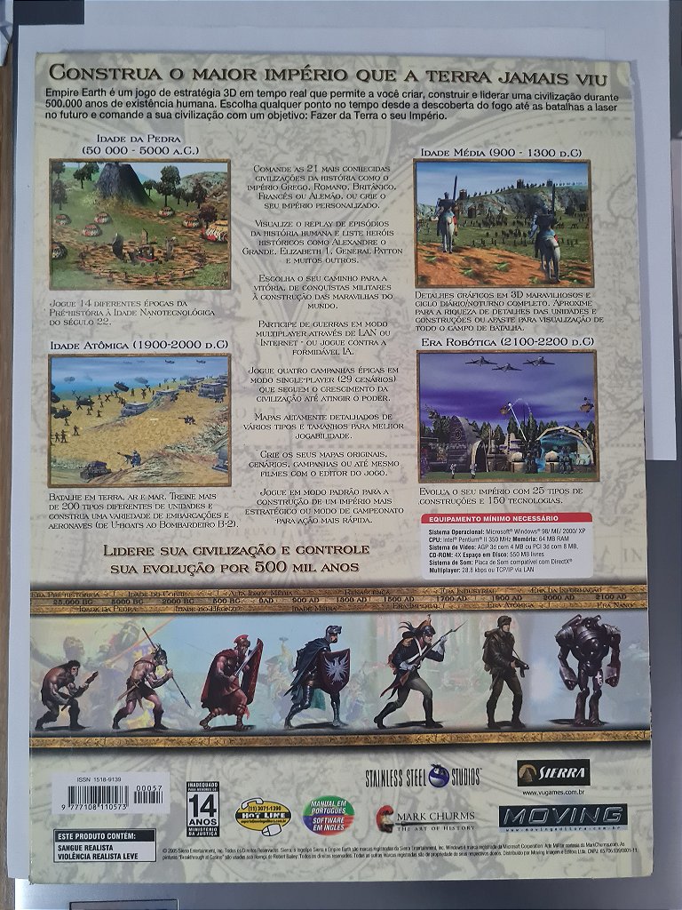 Jogo para PC Revista Full Game Empire Earth Original – imagem 3