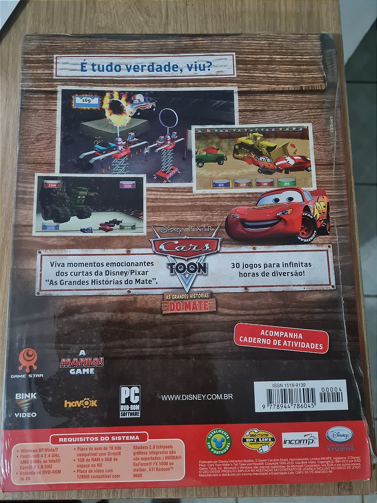 Jogo pc full games carros toon Original – imagem 2
