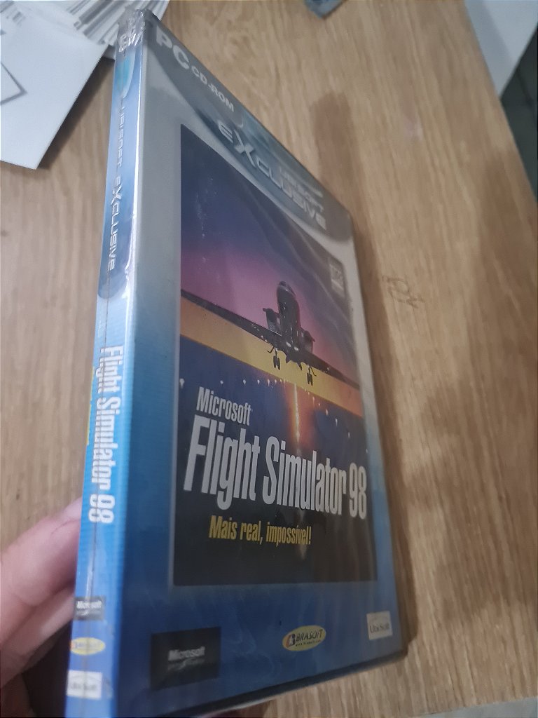 Jogo pc Microsoft flight simulator 98 lacrado Original – imagem 3