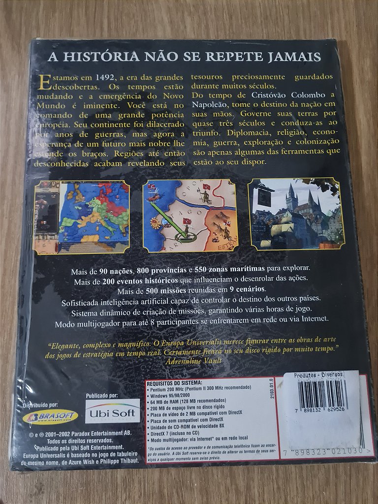Jogo pc Europa universalis lacrado Original – imagem 2