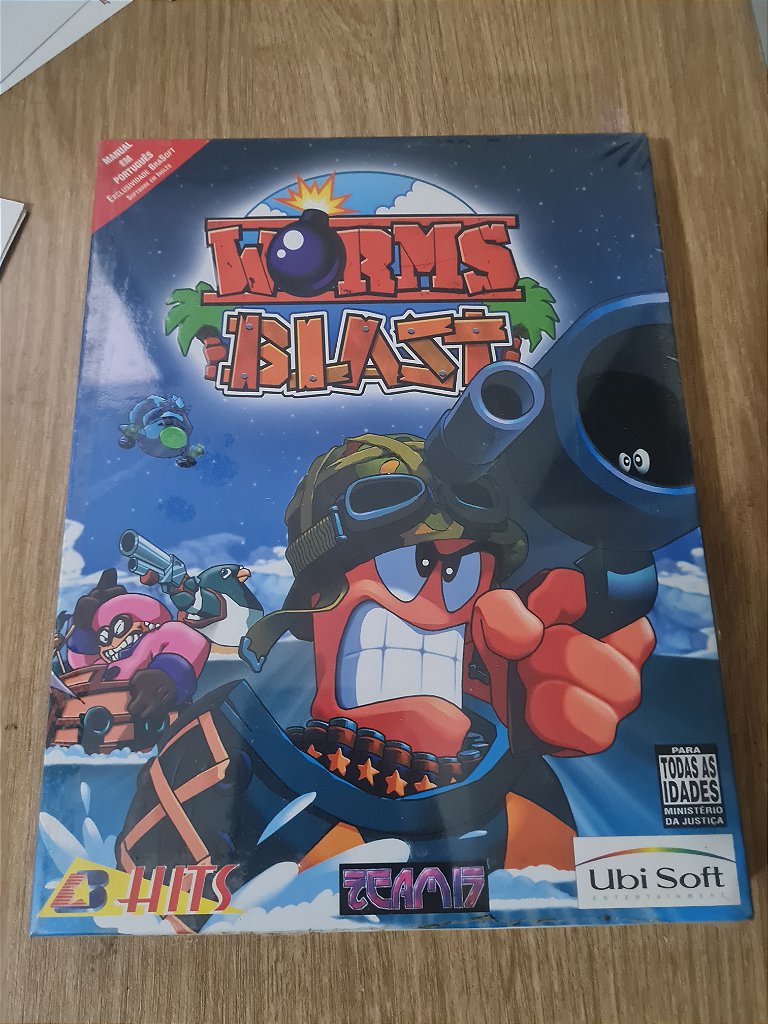 Jogo pc Worms blast 3d lacrado Original