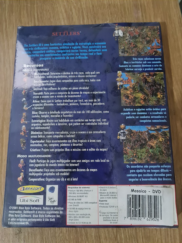 Jogo pc The Settlers 3 lacrado Original – imagem 2