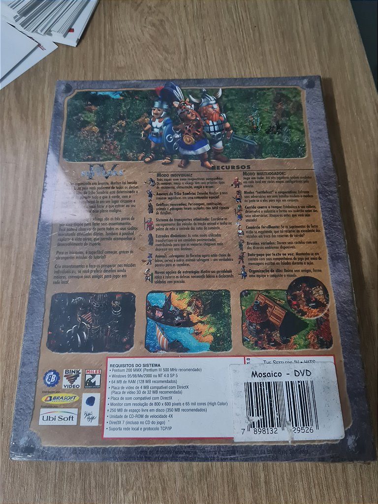 Jogo pc The Settlers 4 lacrado Original – imagem 2