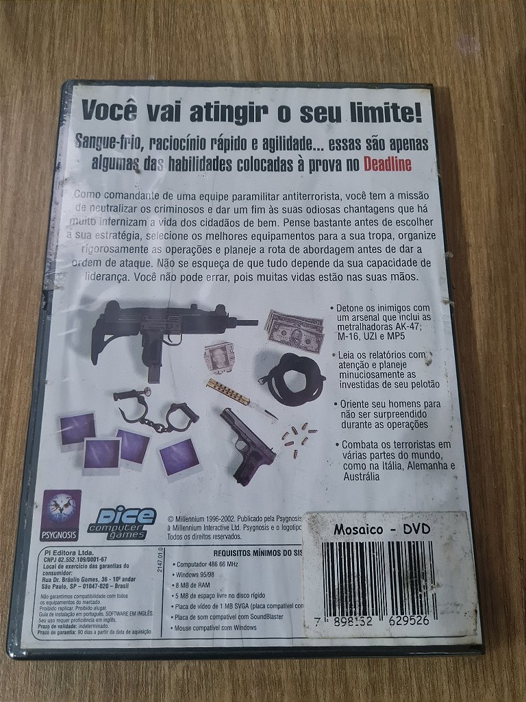 Jogo pc Deadline lacrado Original – imagem 2