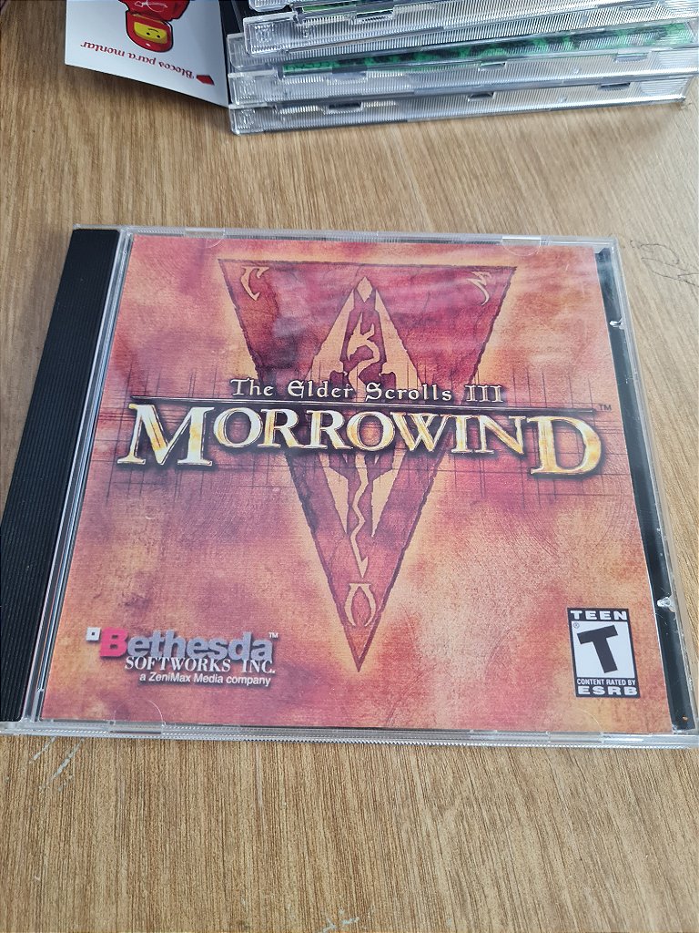 Jogo Pc The Elder Scrolls 3 Morrowind Original