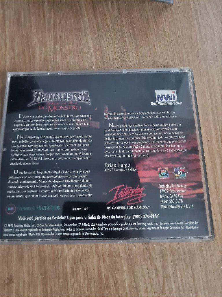 Jogo Pc Frankstein Através dos olhos do monstro Original – imagem 3